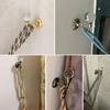2Pcs Curtain Hook Hook Holder Home Decor Curtain Tie Window Accessories Fashion Wall Mounted Crystal Holdback European Style