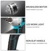 1600w 388VF Cordless Angle Grinder 800n.m Grinder Grinding Machine for 18V Battery 125mm