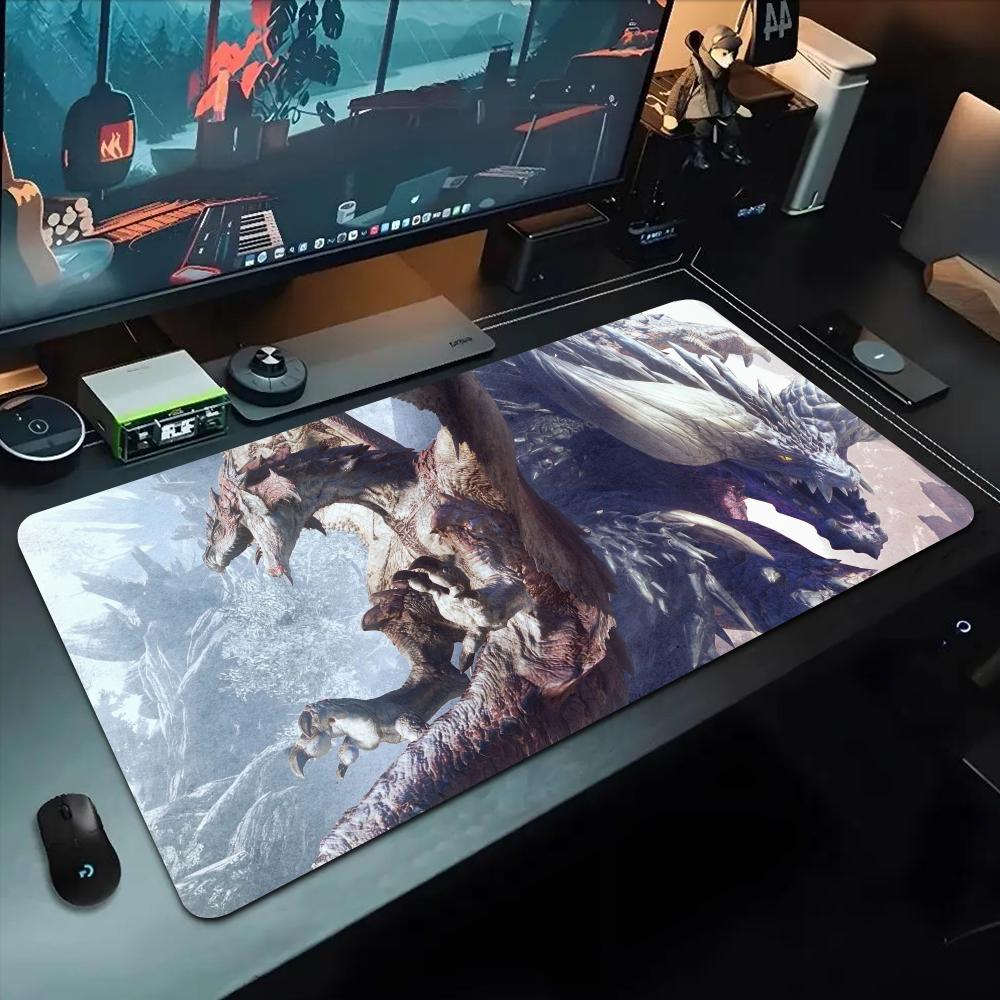 monster hunter Mouse Pad 500X1000 mm Large Gaming Mousepad Gamer XL Rubber Otaku Keyboard Pad Laptop Desk Mat