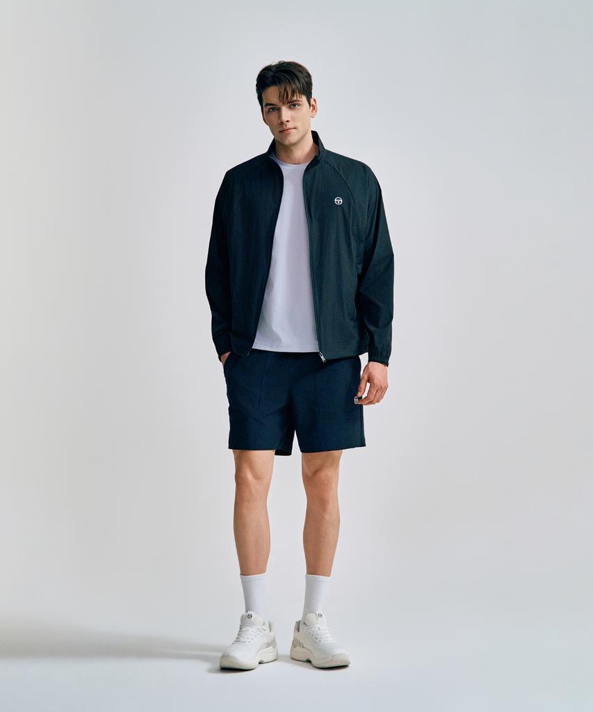 Sergio Tacchini M Cushlight Lightweight Windbreaker (Black)