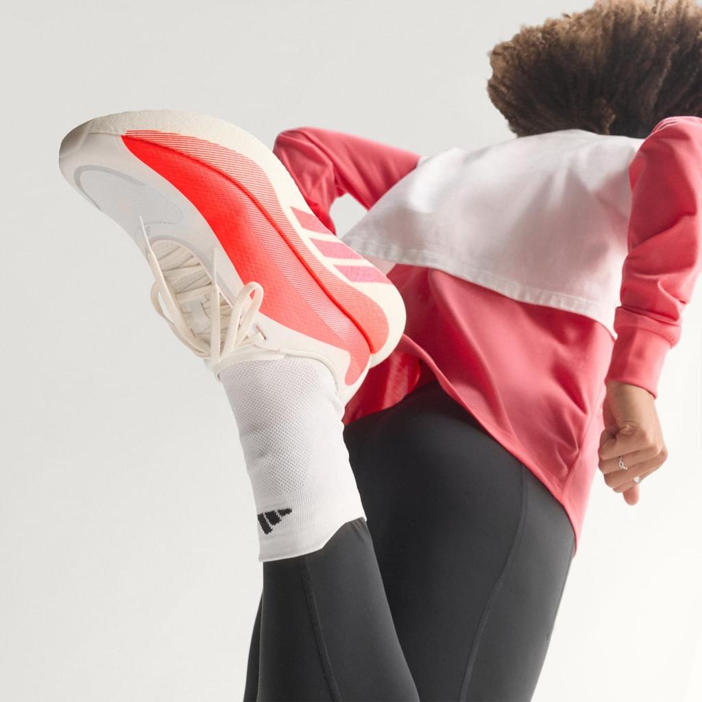 adidas HYPERBOOST EDGE Running KI4406 Women's Performance Sports Shoes Hyper White / Solar Turbo / Solar Turbo