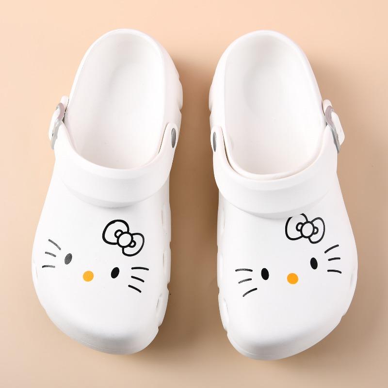 Hole Shoes Women's Summer Couple Indoor Bathroom Bath Non-slip Home Household Soft Bottom Eva Cool Slippers Men