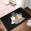 1pc Non-slip Cute Rabbit Home Doormat | Lightweight Polyester Machine Washable, Rectangular Welcome Rug for Indoor Decoration