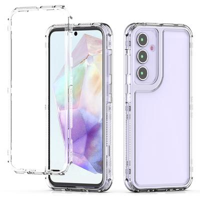 Pour Samsung Galaxy S24 FE Coque Anti-Rayures Acrylique+TPU Transparent Housse de Téléphone