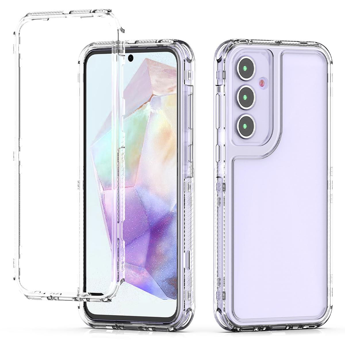 

For Samsung Galaxy S24 FE Case Anti-Scratch Acrylic+TPU Clear Phone Cover A
