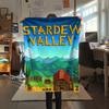1PC Stardew Valley Print Flannel Blanket, High quality Comfortable for All Seasons, Home Decor, Warmth and Comfort, Perfect for Christmas Gifts179