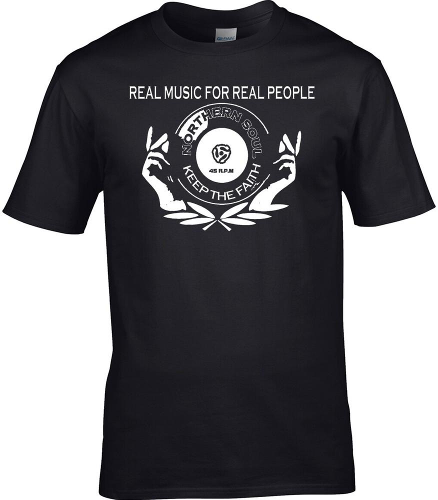 Men s T-Shirt Northern Soul Funk Groove Dance Birthday Gift Keep The Faith Unisex T-Shirt L