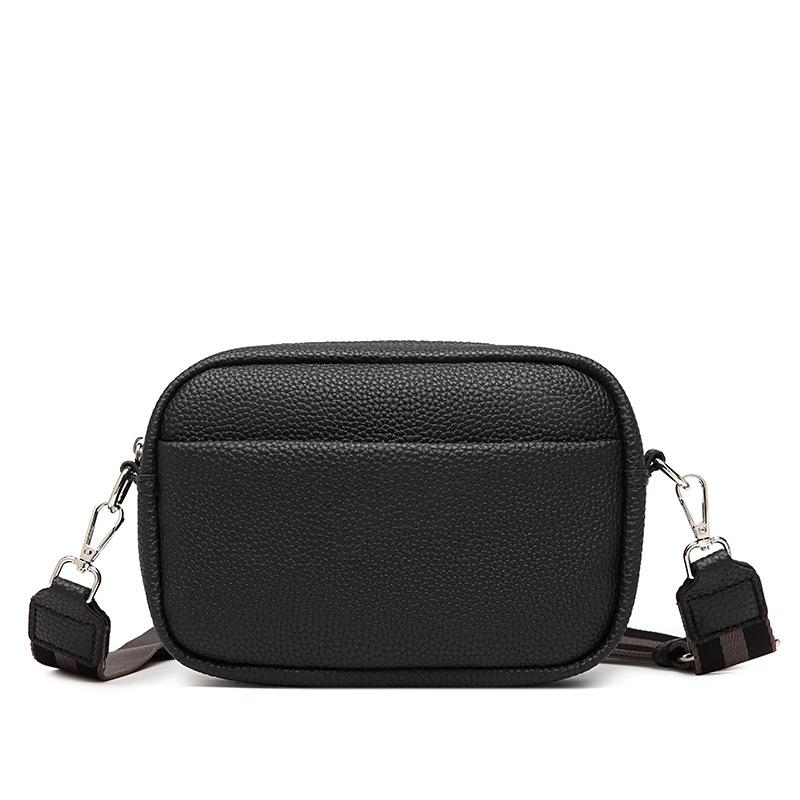 

Fashion Women s Bag 2026 New Cross-border Foreign Trade Solid PU Cross-body Bag Women s Bag Women s Shoulder Bag Small Square Bag 21x7x14cm чёрный