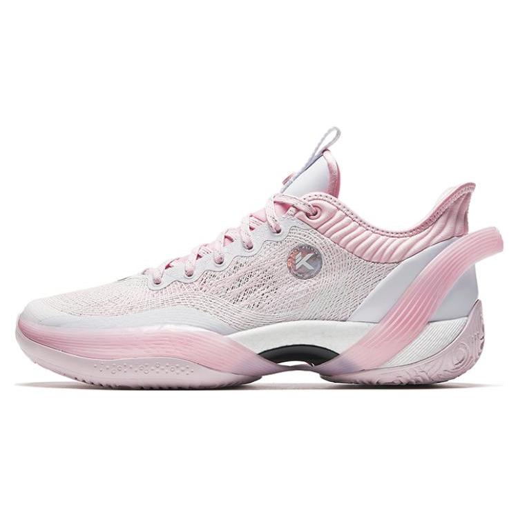 New ANTA Three point Rain1.0 Basketball Shoes Men Low Top White/Pink 912321102S-3