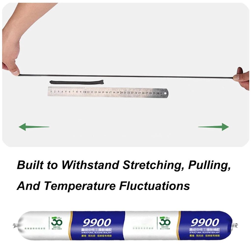 Silicone Sealant DH-9900 High Temperature Resistant for Bathroom Roof Wall Crack Waterproof Indoor Outdoor Permanent Sealant