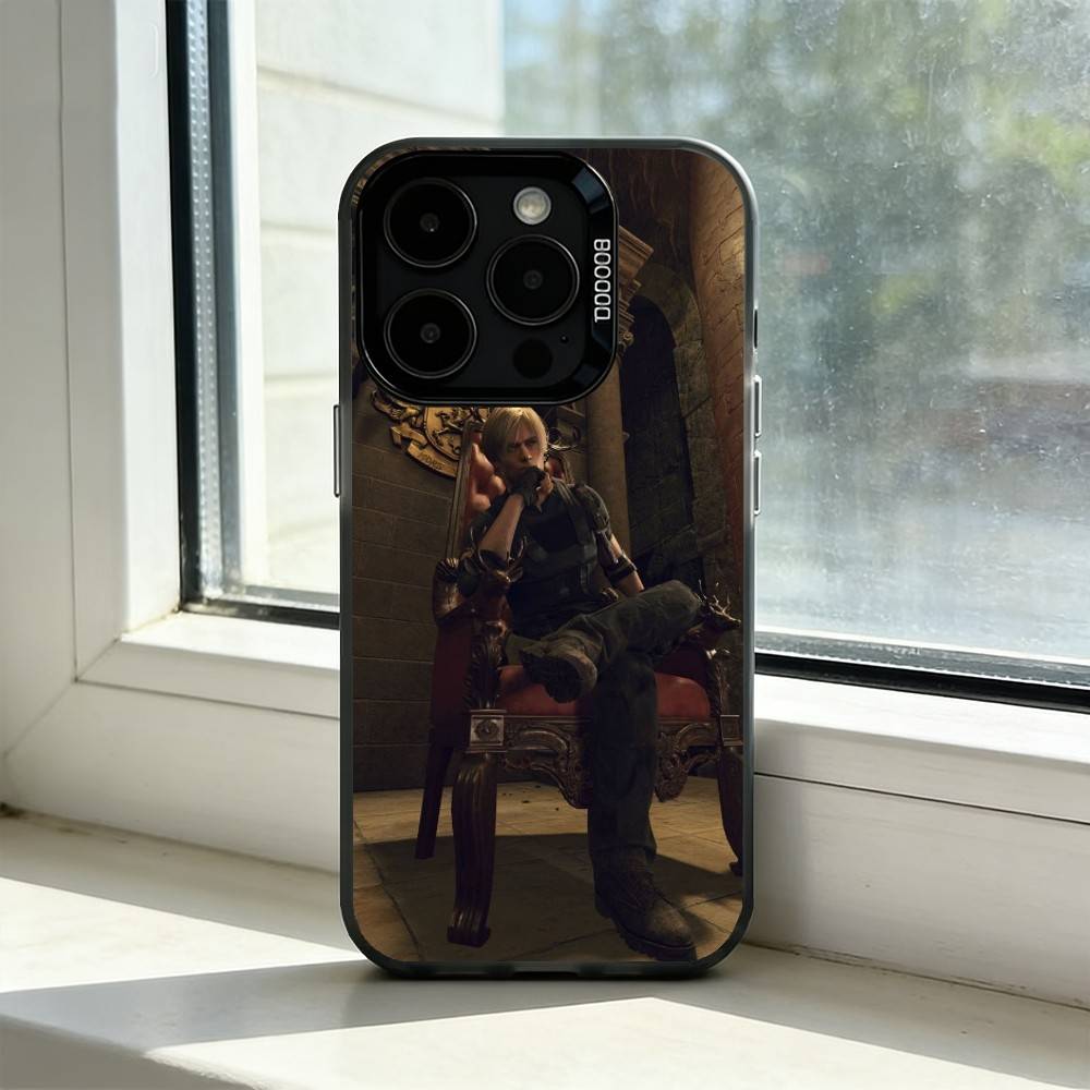 

RER Ganme R-Resident Evil R-Requiem Phone Case For iPhone 17,16,15,14,13,12,11 Plus,Pro Max,XS,Colorful Silver Black Cover iPhone17