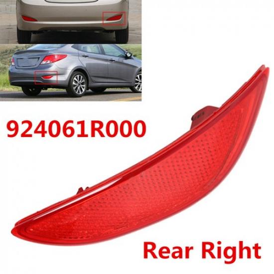 Durable Rear Right Bumper Reflector Trim For 2012-2017 Hyundai Accent 924061R000