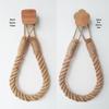 Hemp Rope & Wood Toilet Paper and Towel Holder