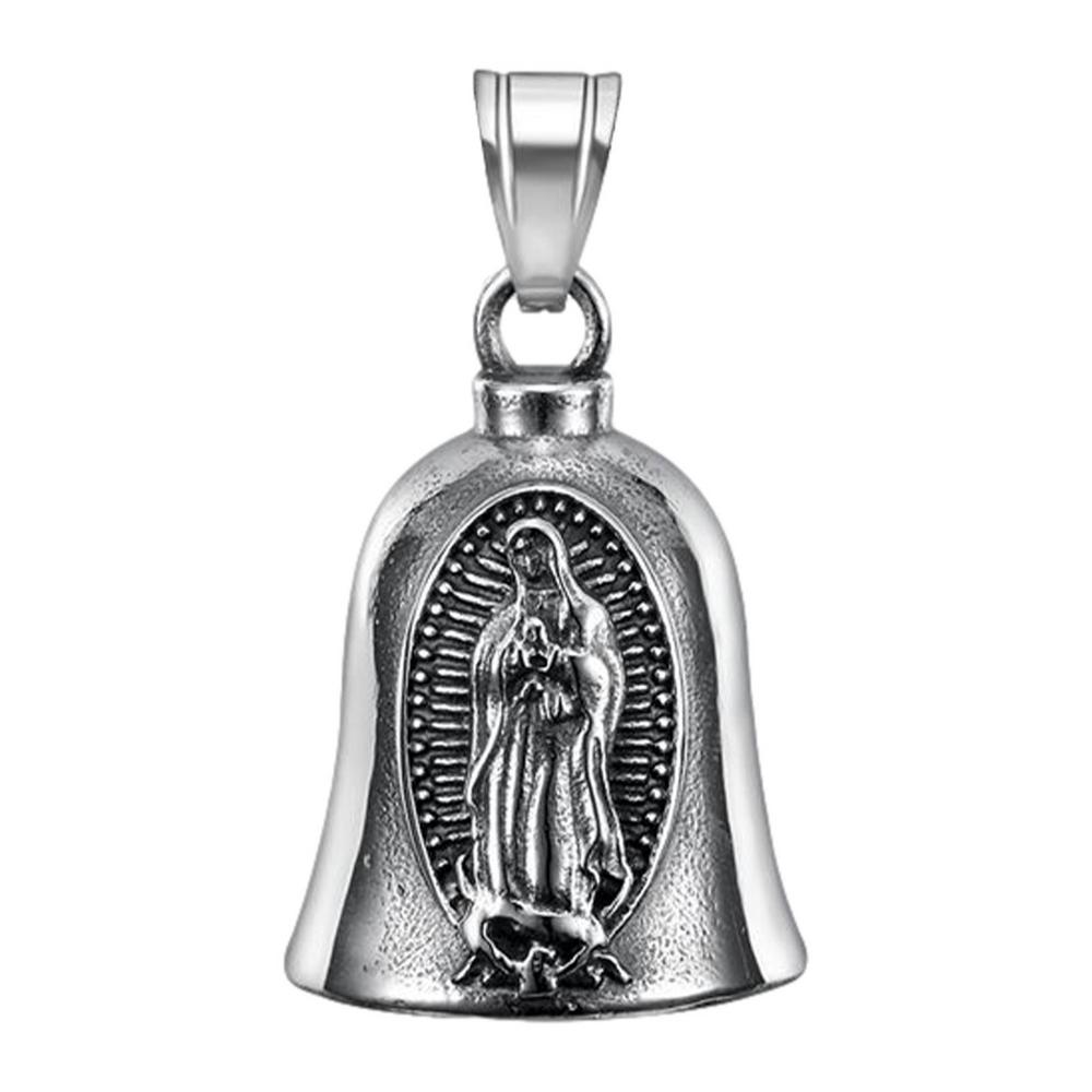 Motorcycle Riding Amulet Pendant Punk Style Lucky Angel Wings Guardian Bell Pendant Rock Party Decoration Accessories