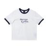 Women S Ringer T ShirT 2842 Off whiTe