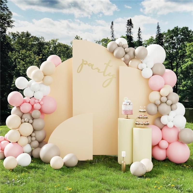 Stretch Stoff Bogenhülle für Hochzeiten und Bankette Doppelseitiger Hintergrundstoff Geburtstagsfeier Dekoration