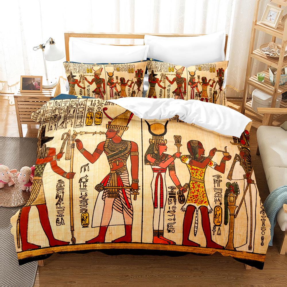 Fashion Technology Printing, 3D Digital Printing, Bedding, Duvet Covers, Pillowcases, Three-piece Sets