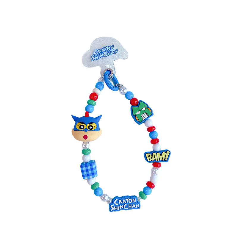Crayon Shin-chan Cute Bead Chain Keychain Pendant Ornament