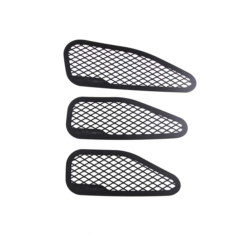 Stainless Steel Car Front Engine Hood Bonnet Vents Hood Air Outlet Trim Cover For Toyota FJ Cruiser 2007- Auto