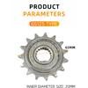 High-quality motorcycle transmission wheel skate wheel, fuel-efficient wheel, 428-15 tooth, 420-14 tooth small sprocket