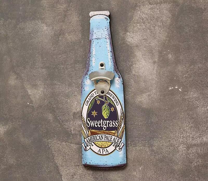 Bottle Opener Restaurant Wall Creative Decoration Item Bar Restaurant Barbecue Shop Hanging Piece Unique Bottle Opener