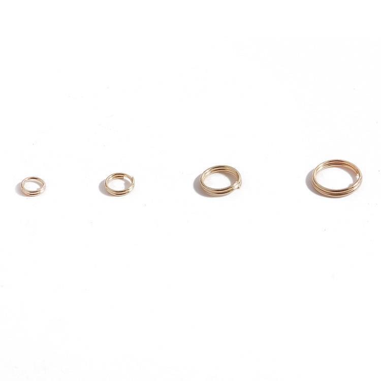 Eisen Biegeringe: Handgemachte DIY Schmuckherstellungsmaterialien für Ohrringe, Armbänder, Halsketten, Anhänger und Verbinder.