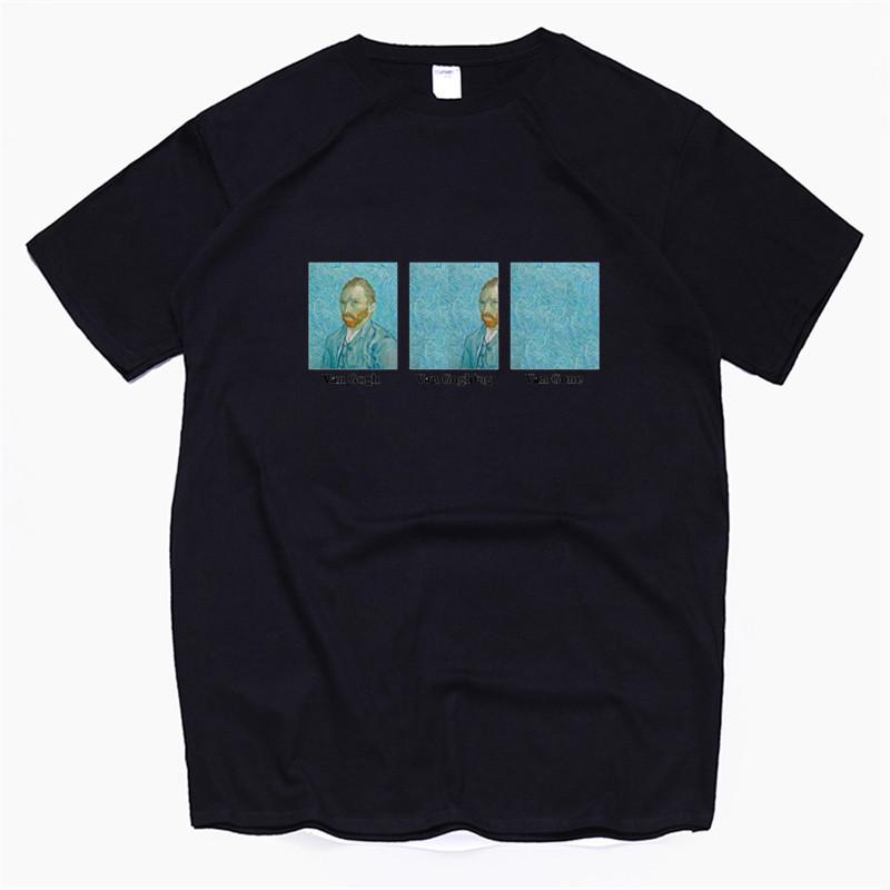 Van Gogh Van Goghing Van Gone Meme Funny T Shirt Unisex Hipsters Cute Printed Tee Women