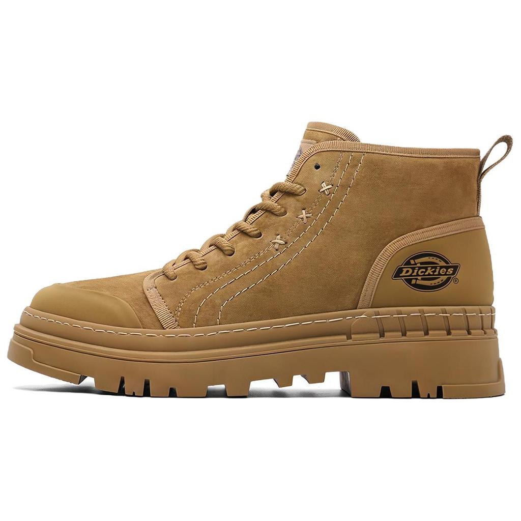 Dickies Fleece gevoerde Katoenen Schoenen Warm Comfortabel Klassiek Casual Veelzijdig Korte Martin Laarzen Herenlaarzen Bruin 233M50LXS49M