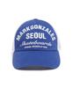 Mark Gonzales Seoul Address Mesh Cap - Blue