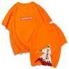 Short Sleeve T-Shirt Men's Summer Tide Brand Animation Fourth Generation Naruto Loose Casual Trend Hong Kong Style Youth