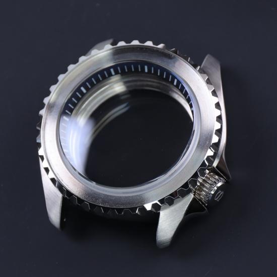 42mmskx007 Polished Case Gold Silver Sapphire Crystal Steel Case Suitable For Nh36nh35 Movement 28.5mm Dial Mods Waterproof 7