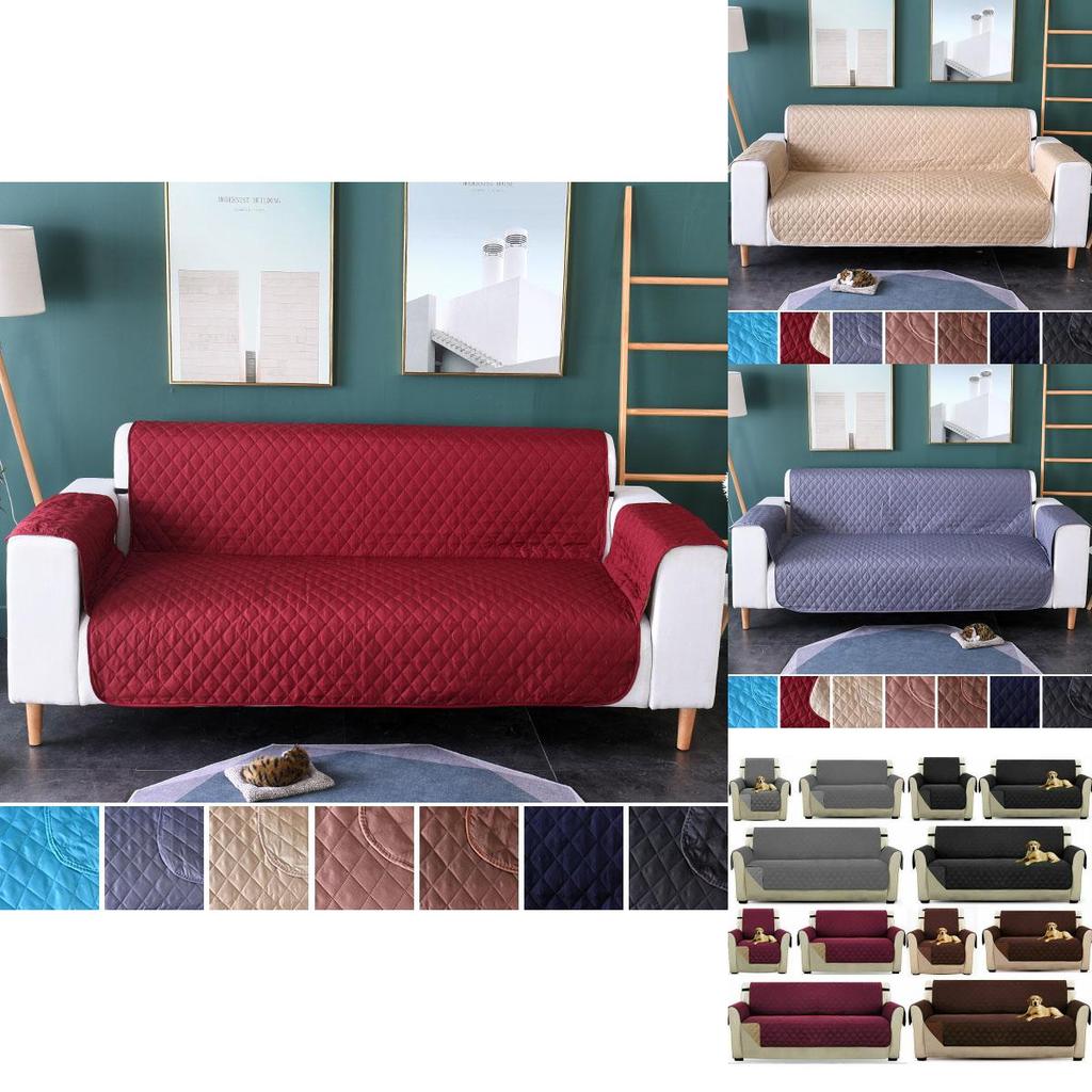 Luxuriöse Wende-Stepp-Sofahülle MöbelSchutz mit weicher Mikrofaser