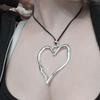 Irregular Heart Shaped Necklaces Pendant Necklaces Women Choker Alloy Material