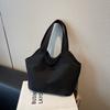 Niche Simple Tote Bag Women's New Personalized Versatile Casual Handbag Literary Canvas Handbag