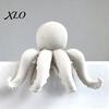 Funny Gift for Gamers 3D Printed Octopus Figurine, Cute Marine Animal Sculpture Life Collectibles Computer Monitor Decor, Desk Shelf Ornament, Unique