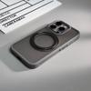 Matte Finish IPhone 17 Pro Max Case With 360 Rotating Magnetic Kickstand Metal-PC Hybrid Heat Dissipation Mesh Design