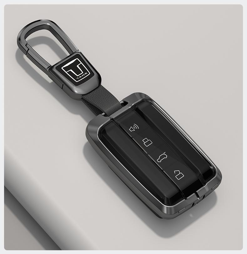 Tank 300 Key Cover Set: New Shell and Buckle Wrap for Wey Tank 300 Keys