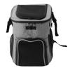 Dog Bike Basket Waterproof Breathable Removable Dog Carrier Backpack for Outdoor Travel