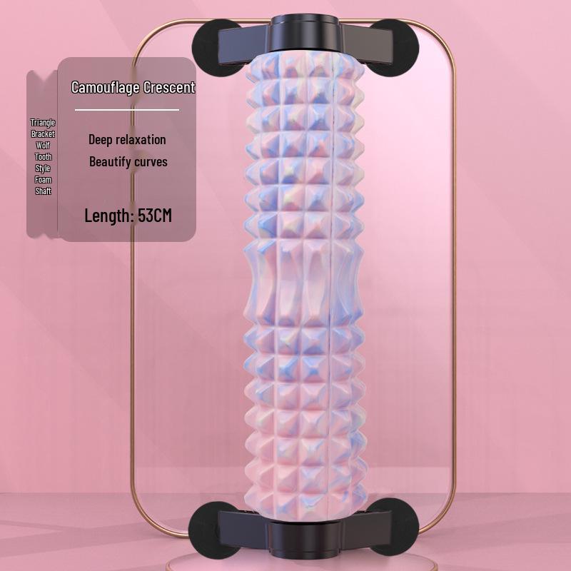 Absorbable Foam Roller Stand for Muscle Relaxation and Meridian Dredging Yoga Exercises.