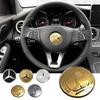 52/57mm Car Steering Wheel Center Badge Star Logo Decal for Mercedes Benz AMG W168 W212 W213 W220 W204 W202 W176 GLE CLA CLS GLC NDEFG1