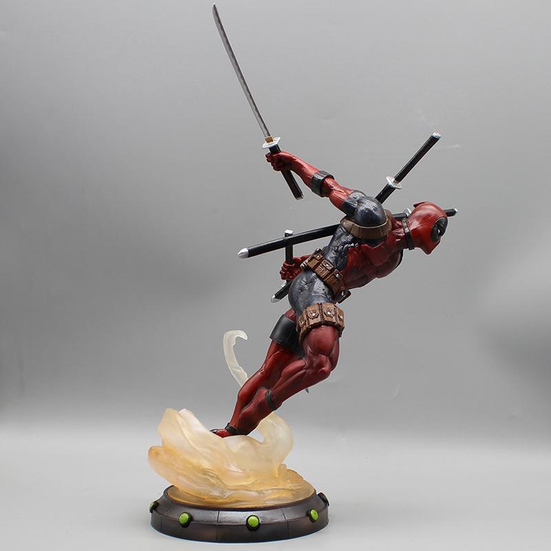 35.5cm Deadpool Action Figure Anime ML Legends X-Men Figuras Toys Manga Figurine GK Statue Model Ornaments Gift for Children