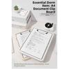 Double Layer A4 Clipboard with Storage Document Organizer Document Folder  Office Use