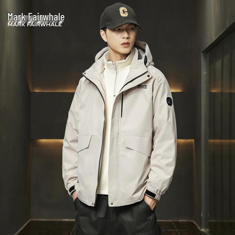 Mark Fairwhale Herren 3-in-1 Kapuzen-Windjacke