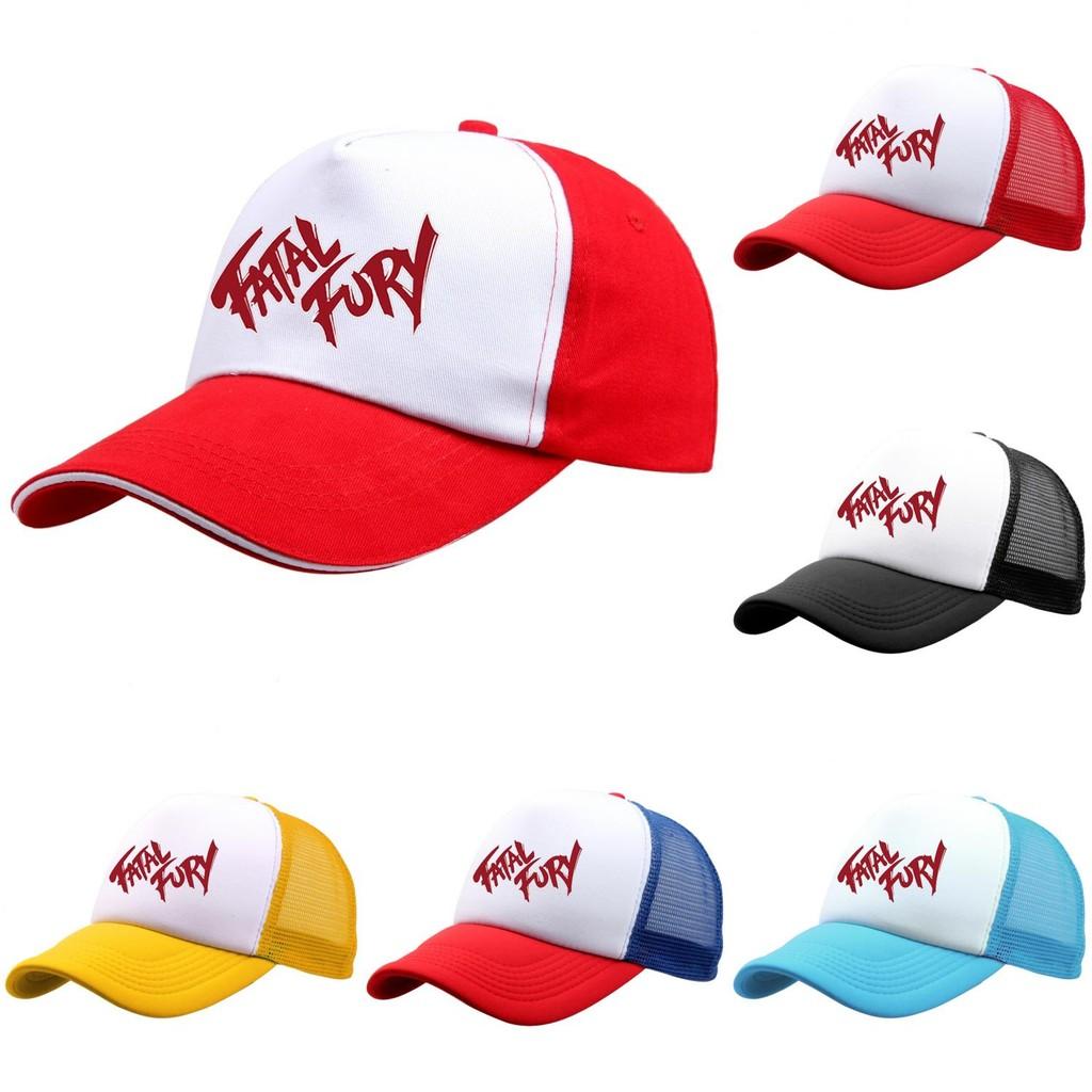 Fatal Fury Cartoon Cotton Baseball Cap With Adjustable Fit For Summer Outdoor Wear