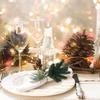 Artificial Tree Branch Plastic Greenery Pick for Xmas Tree Garland Home Garden Decor
