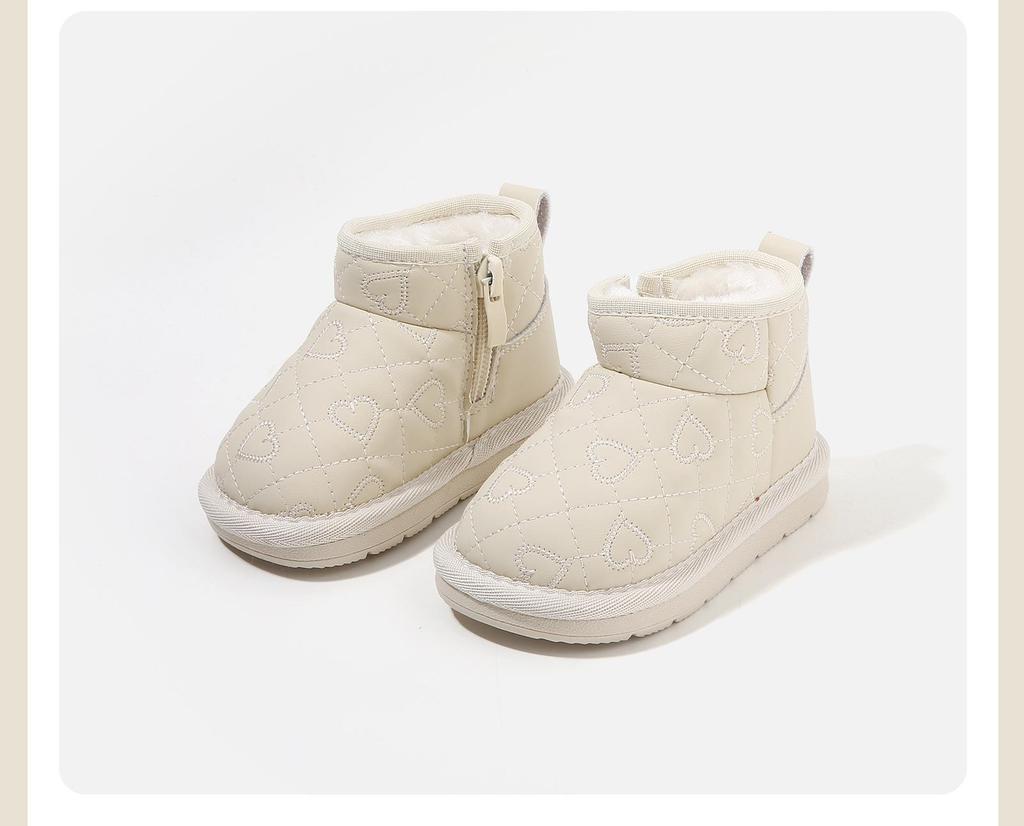 Infant Soft Sole Cotton Snow Boots – Winter Walker Shoes for Boys & Girls