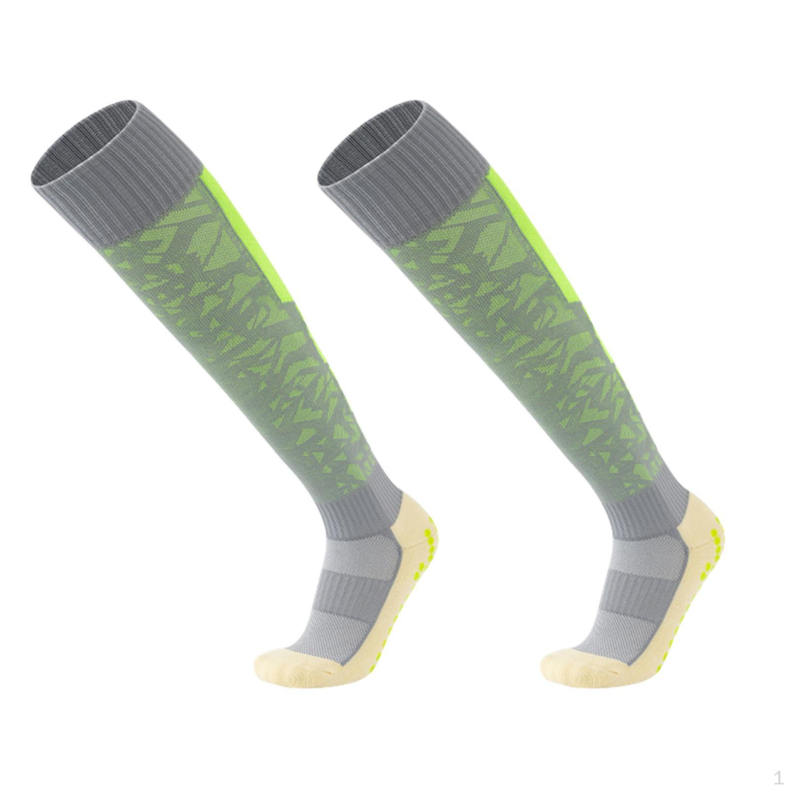 

Футбольные носки премиум-класса для мужчин и женщин Grey and Green