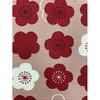 Small furoshiki 50cm plum red retro cute D#9-1