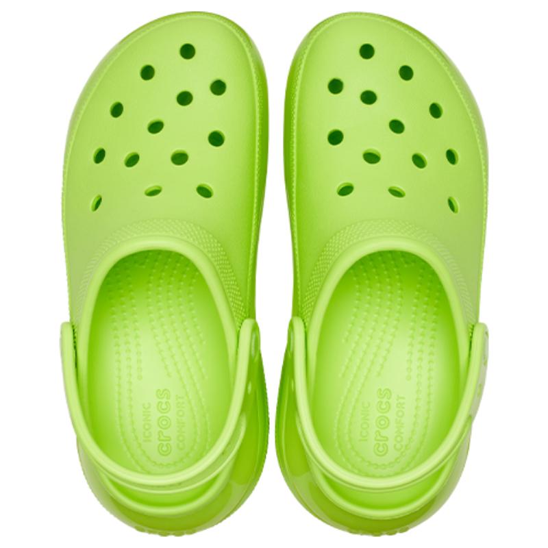 Crocs EVA Breathable Non-Slip 6.1cm Sports Sandals Women's Green