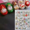 5D Embossed Nail Sticker Christmas Tree Snowflake Xmas Nail Art Decoration Slider Manicure Decoration Christmas Nail Supplies